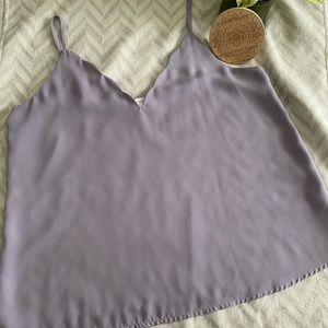 SOCIALITE Solid Scallop Trim Cami Top